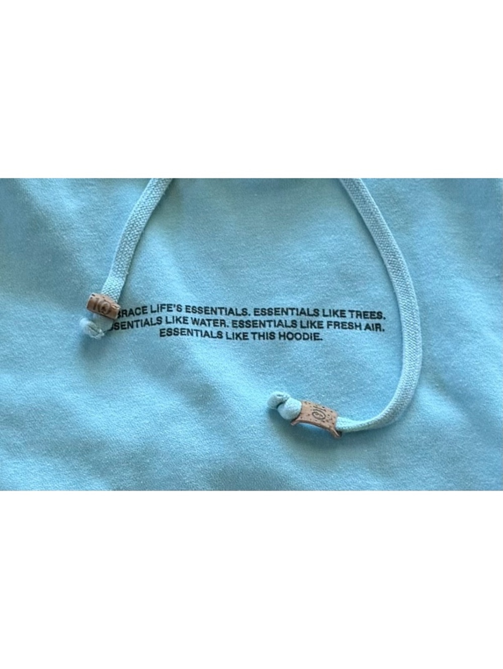 Sapsucker x tentree light blue hoodie